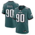 Philadelphia Eagles Jordan Davis Nike Team Game Jersey - Midnight Green