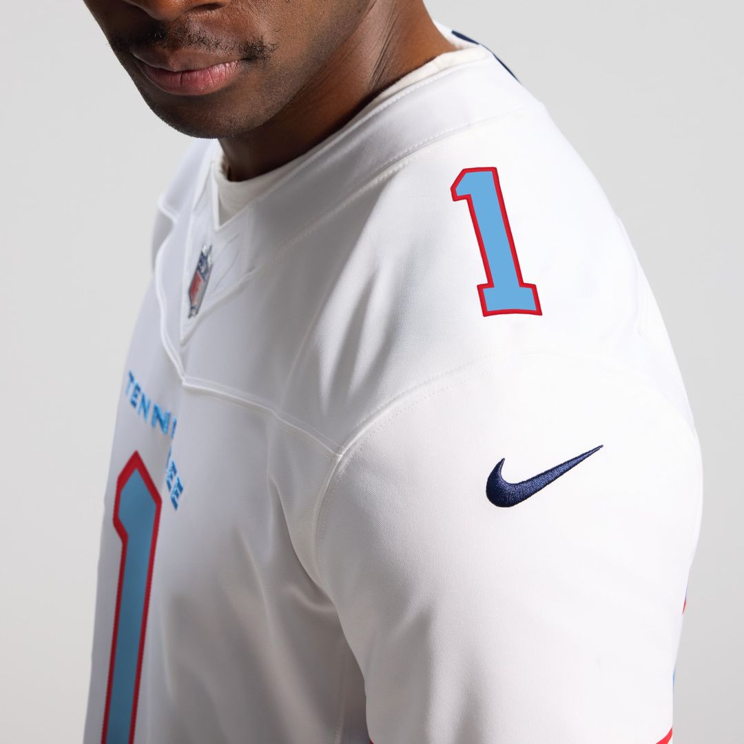 Tennessee Titans Cameron Ward Nike Team Vapor F.U.S.E. Stitched Limited Jersey - Light Blue