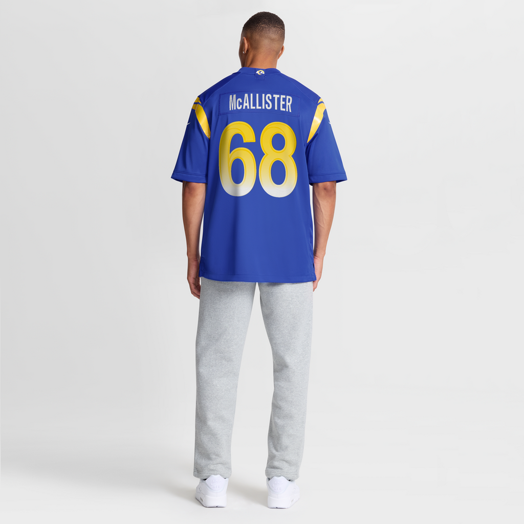 Los Angeles Rams Mike McAllister Nike Home Game Jersey - Royal