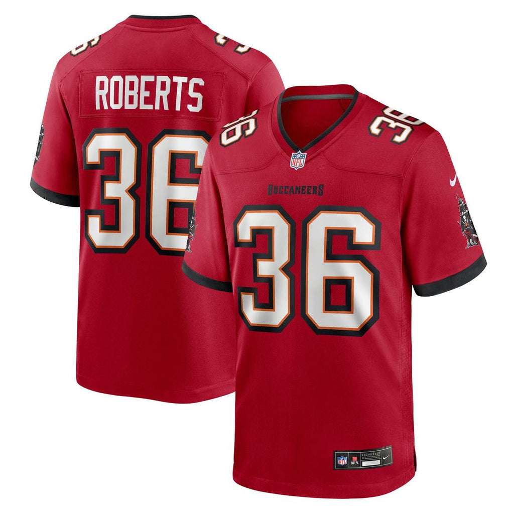 Tampa Bay Buccaneers JJ Roberts Nike Team Game Jersey - Red