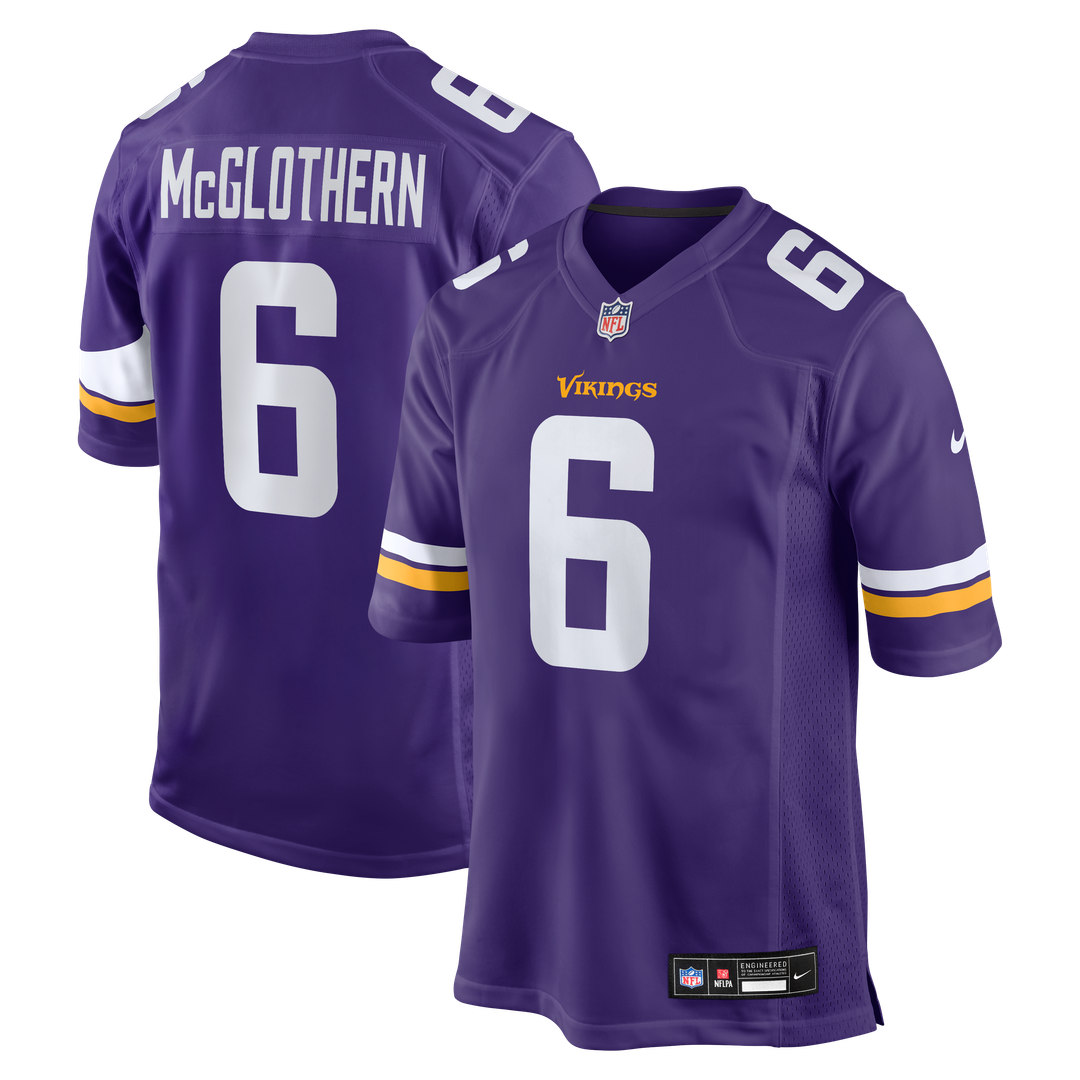 Minnesota Vikings Dwight McGlothern Nike Team Game Jersey - Purple