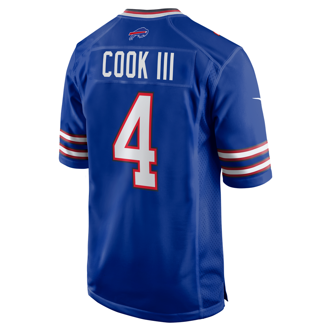 Buffalo Bills James Cook III Nike Team Game Jersey - Royal
