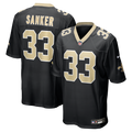 New Orleans Saints Jonas Sanker Nike Team Game Jersey - Black