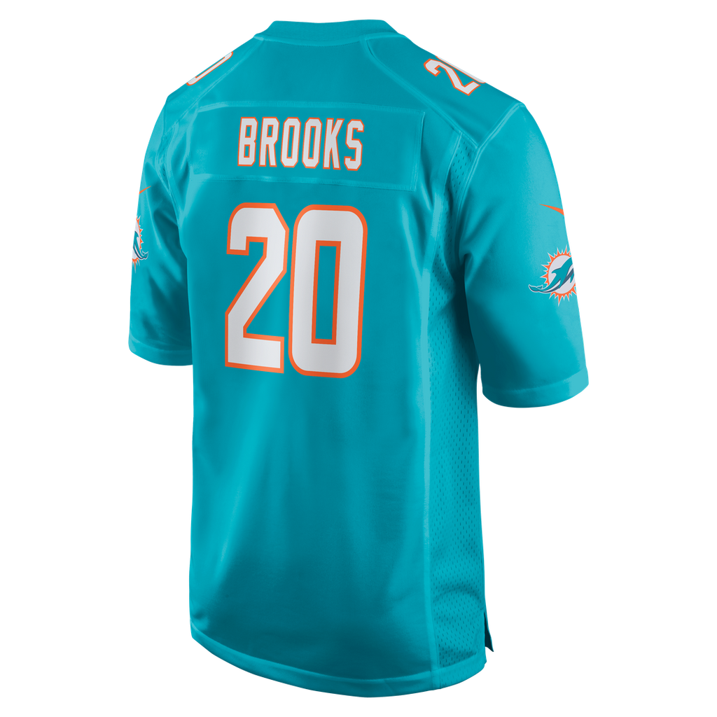 Miami Dolphins Jordyn Brooks Nike Game Jersey - Aqua