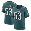 Philadelphia Eagles Zack Baun Nike Team Game Jersey - Midnight Green