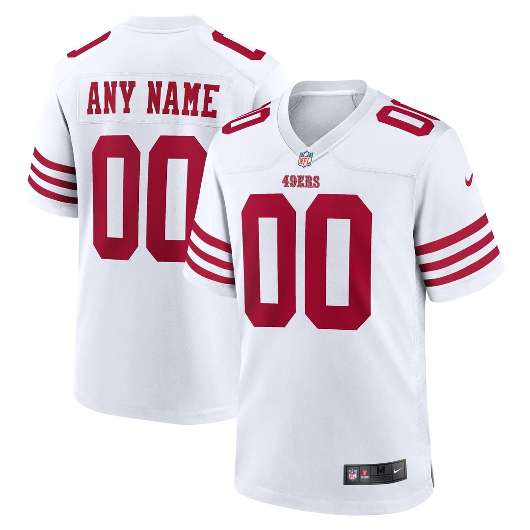 San Francisco 49ers Nike Custom Jersey - Scarlet