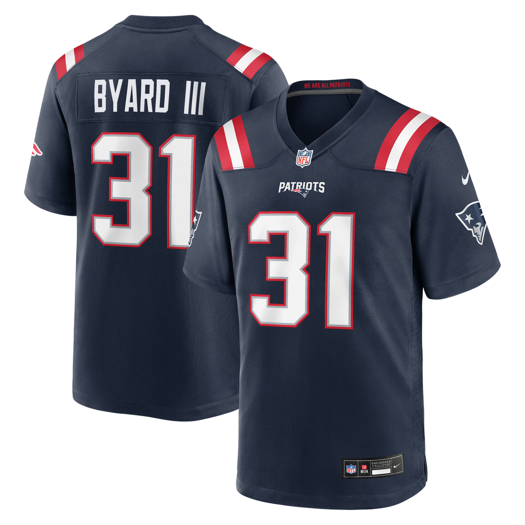 New England Patriots Kevin Byard III Nike Team Game Jersey - Navy
