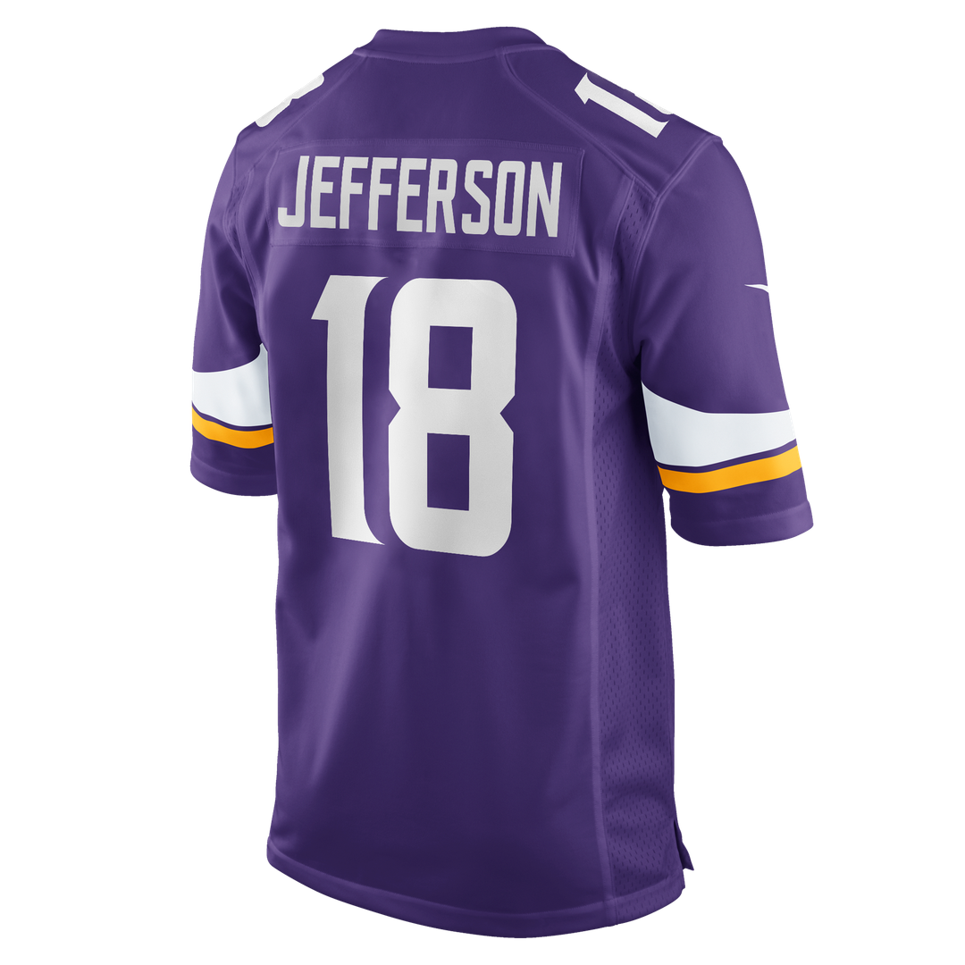 Minnesota Vikings Justin Jefferson Nike Player Game Jersey - Purple