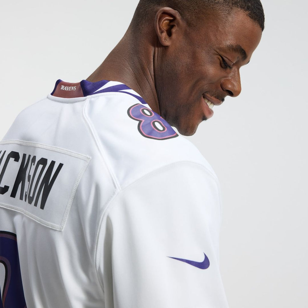 Baltimore Ravens Lamar Jackson Nike Game Jersey - White