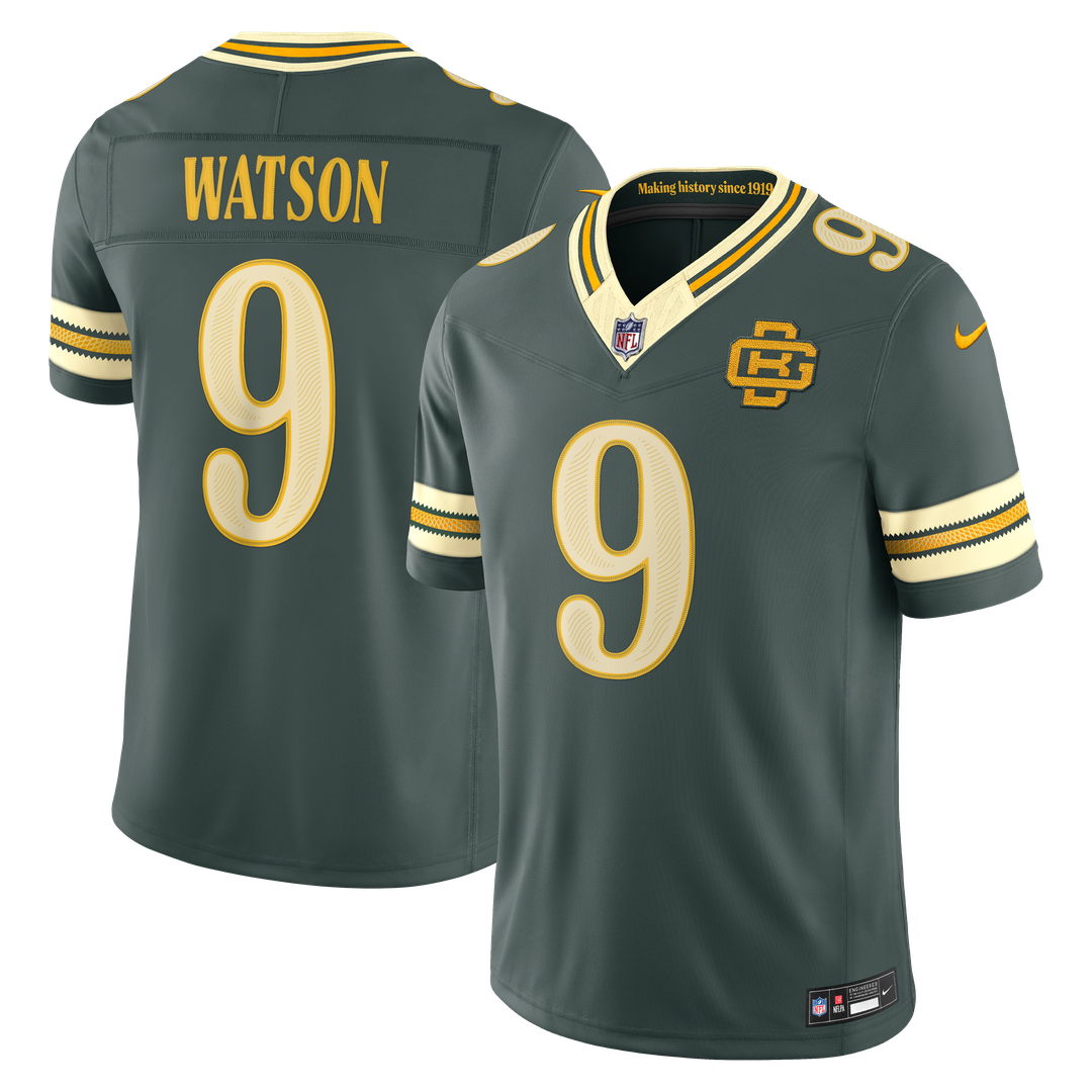 Green Bay Packers Christian Watson Nike 2026 Rivalries Collection Stitched Limited Jersey - Green