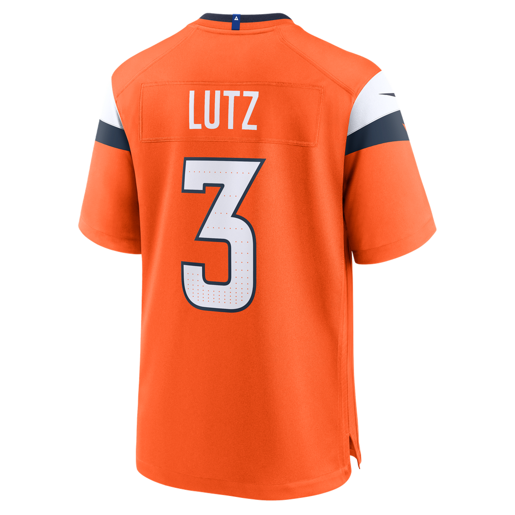 Denver Broncos Wil Lutz Nike Team Game Jersey - Orange