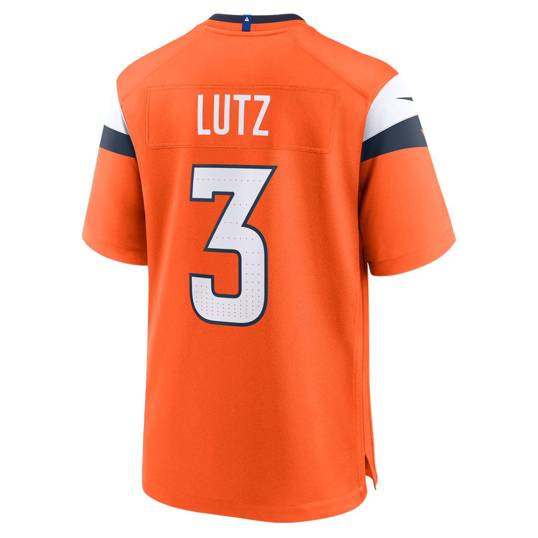 Denver Broncos Wil Lutz Nike Team Game Jersey - Orange