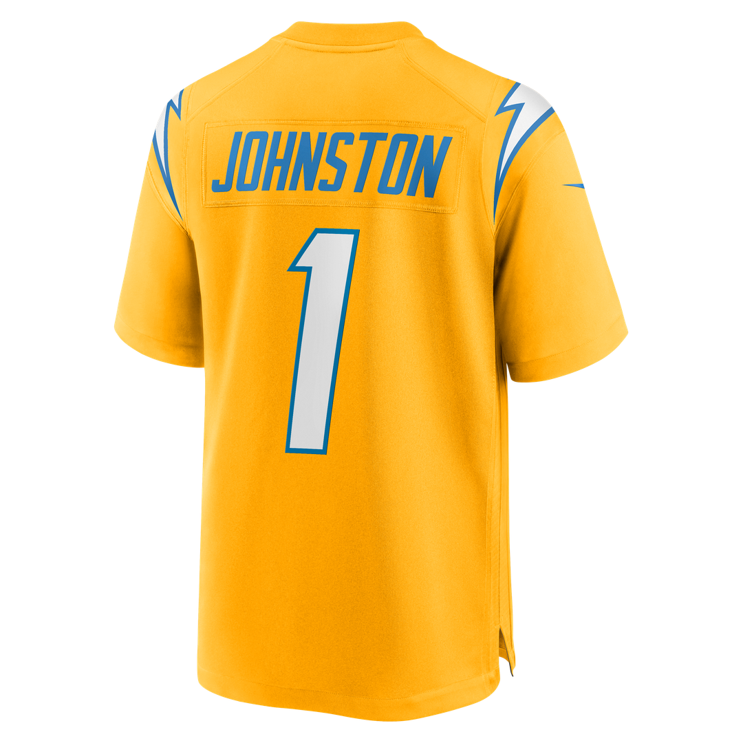 Los Angeles Chargers Quentin Johnston Nike Alternate Charger Power Game Player Jersey - Gold