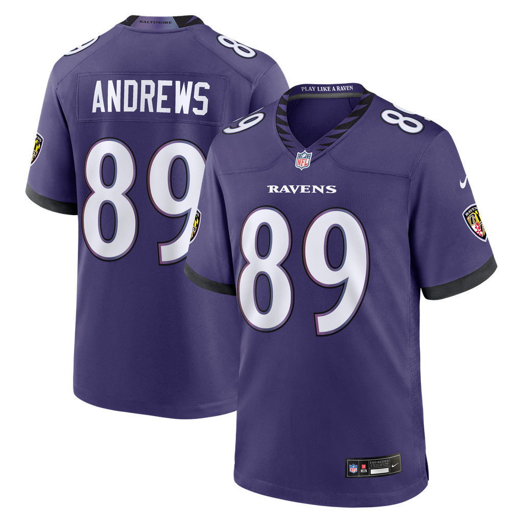 Baltimore Ravens Mark Andrews Nike Alternate Game Jersey - Black