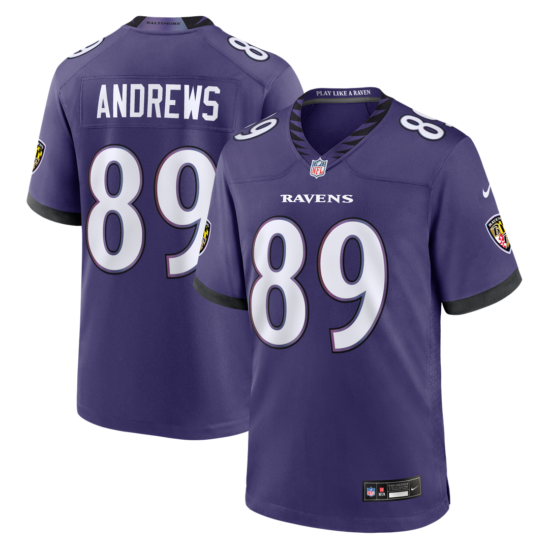 Baltimore Ravens Mark Andrews Nike Alternate Game Jersey - Black