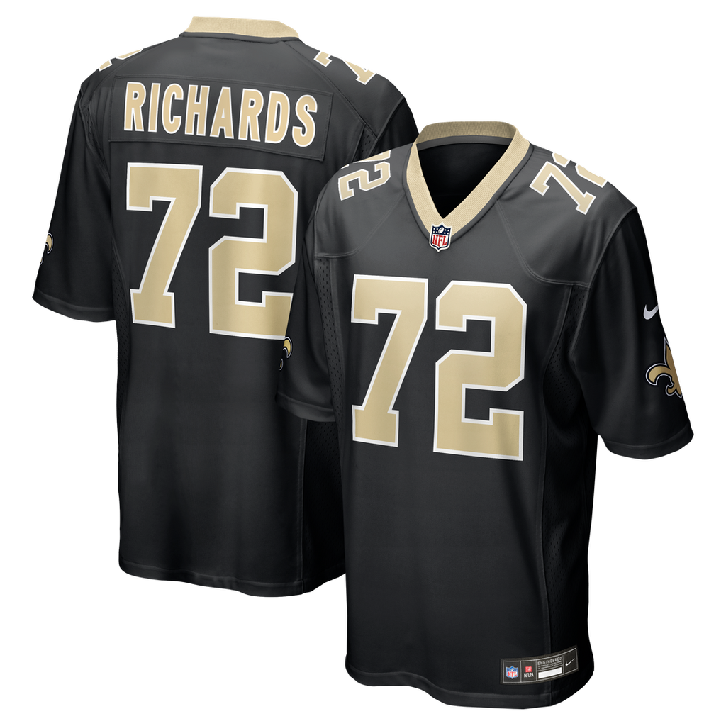 New Orleans Saints Asim Richards Nike Team Game Jersey - Black