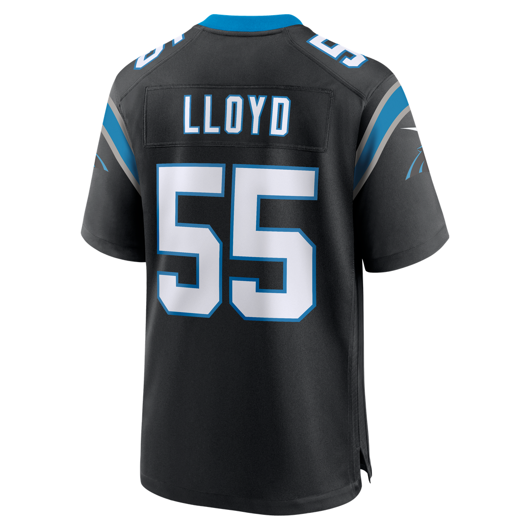 Carolina Panthers Devin Lloyd Nike Team Game Jersey - Black