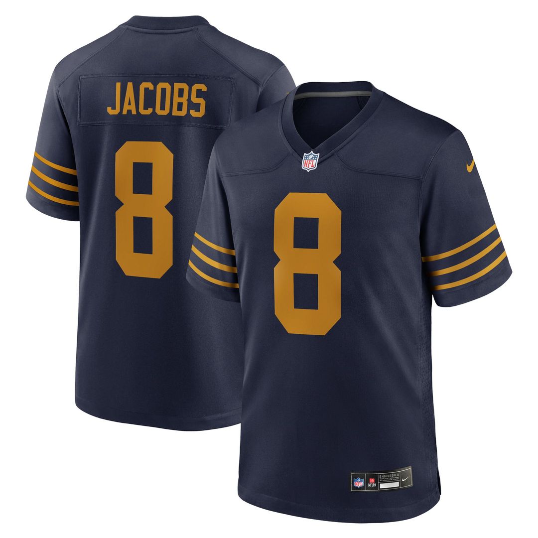 Green Bay Packers Josh Jacobs Nike Team Game Jersey - Green