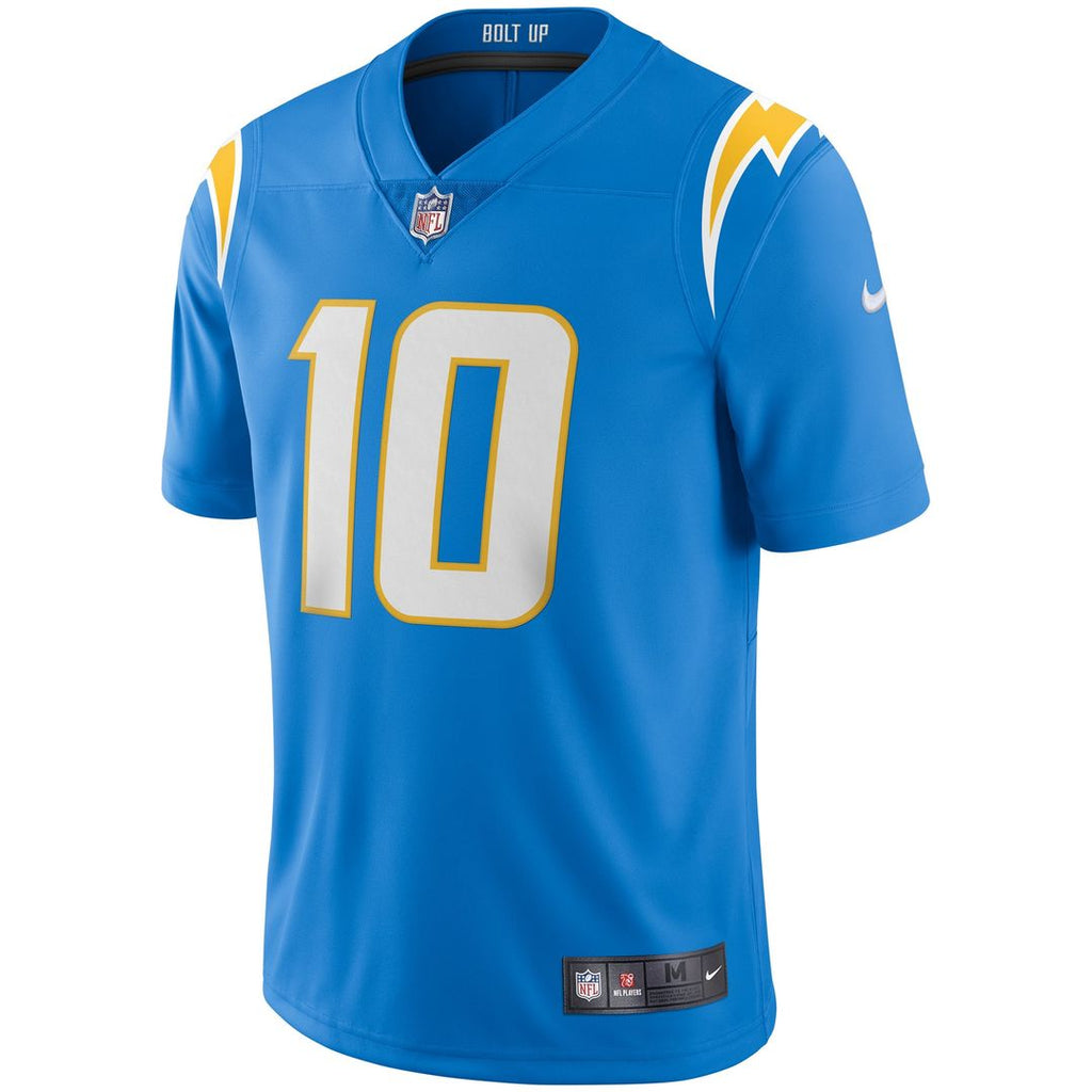 Los Angeles Chargers Justin Herbert Nike Vapor Limited Jersey - Powder Blue