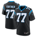 Carolina Panthers Luke Fortner Nike Team Game Jersey - Black