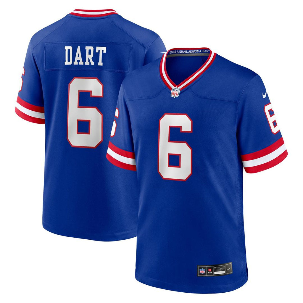 New York Giants Jaxson Dart Nike Alternate 2 Classic Game Jersey - Royal