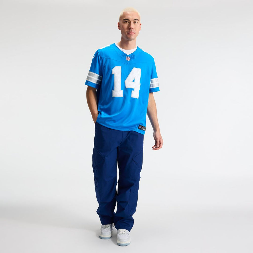 Detroit Lions Amon-Ra St. Brown Nike Team Vapor F.U.S.E. Stitched Limited Jersey - Blue