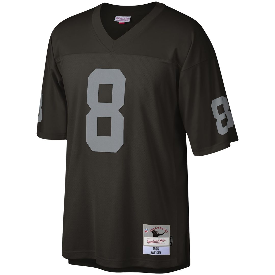 Las Vegas Raiders Ray Guy Mitchell & Ness Legacy Replica Jersey - Black