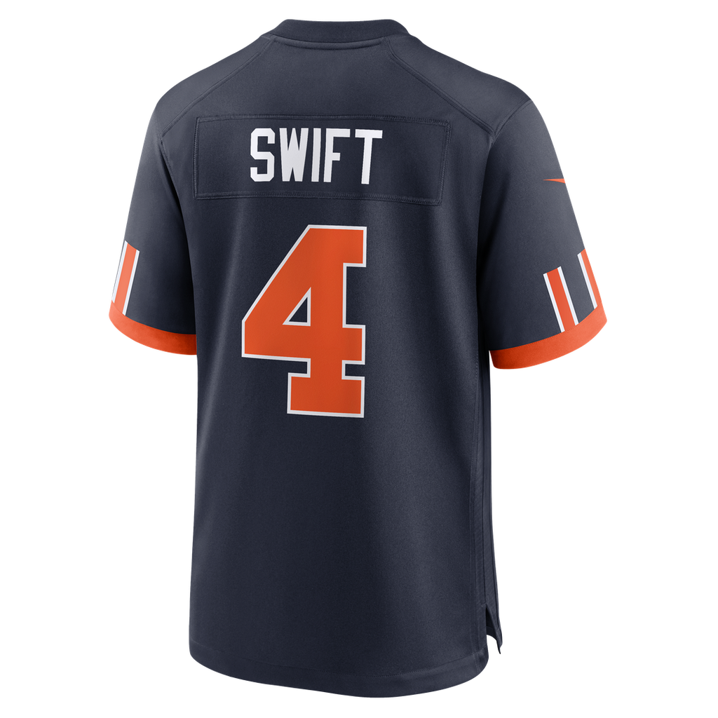 Chicago Bears D'Andre Swift Nike 2026 Rivalries Collection Game Jersey - Navy