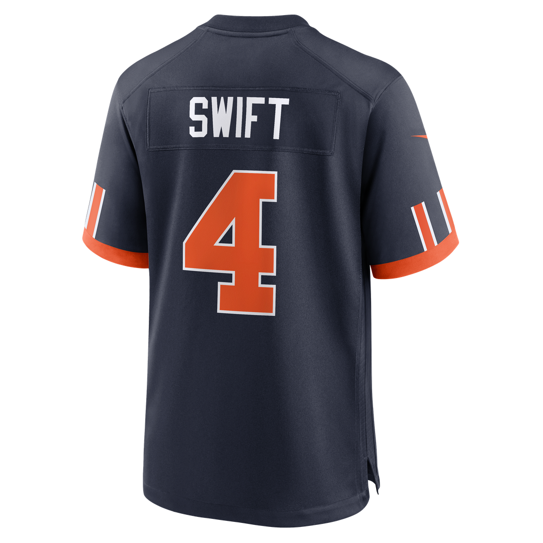 Chicago Bears D'Andre Swift Nike 2026 Rivalries Collection Game Jersey - Navy