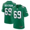 Philadelphia Eagles Landon Dickerson Nike Alternate Game Jersey - Kelly Green