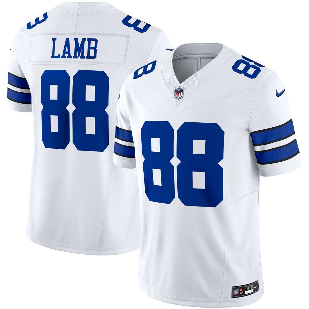 Dallas Cowboys CeeDee Lamb Nike Vapor F.U.S.E. Limited Jersey - White