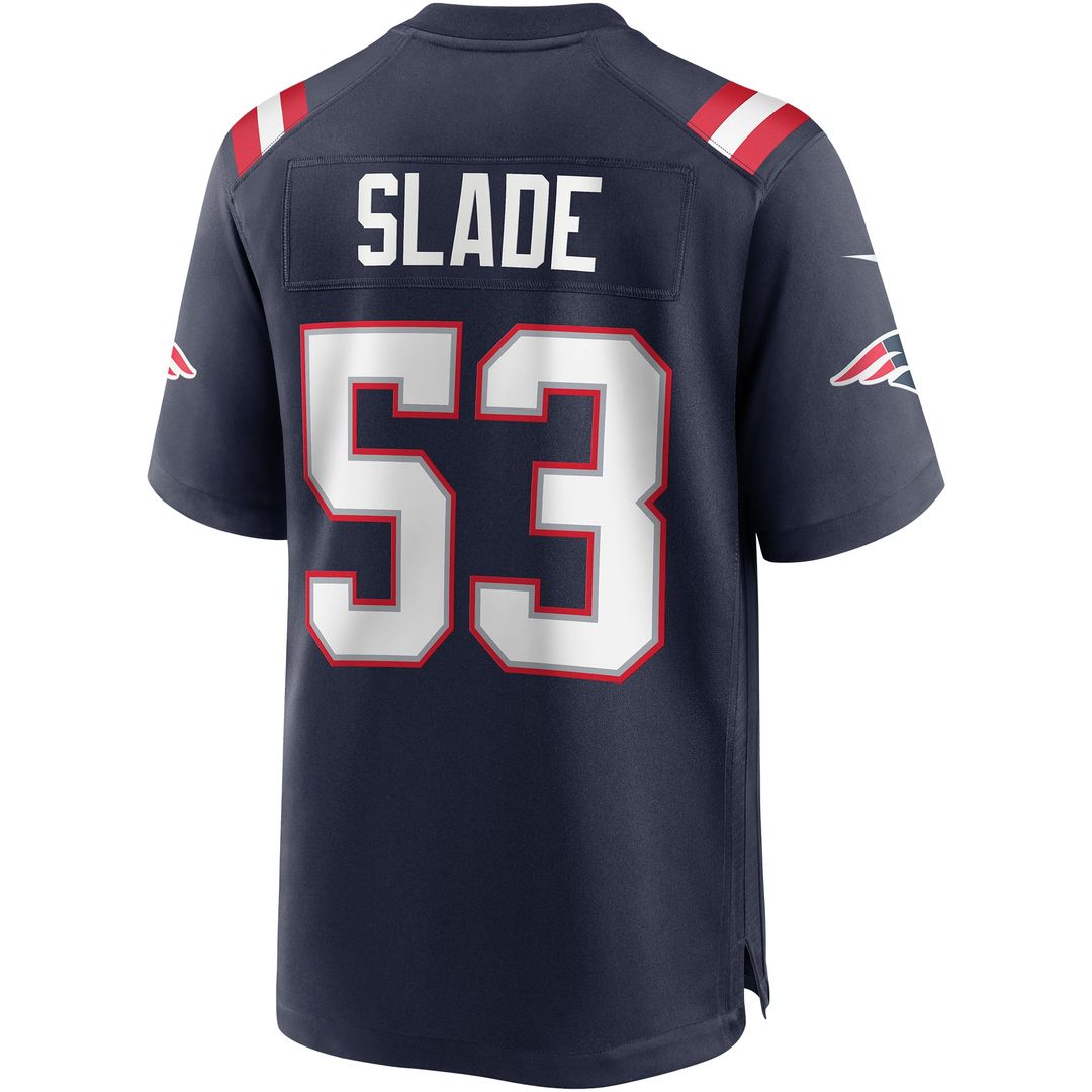 New England Patriots Chris Slade Nike Game Retired Player Jersey - Navy