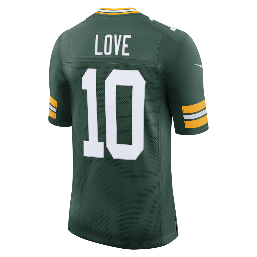 Green Bay Packers Jordan Love Nike Vapor Untouchable Stitched Limited Jersey - Green