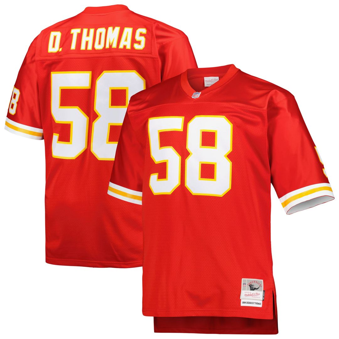 Kansas City Chiefs Derrick Thomas Mitchell & Ness Big & Tall 1994 Retired Player Replica Jersey - Red