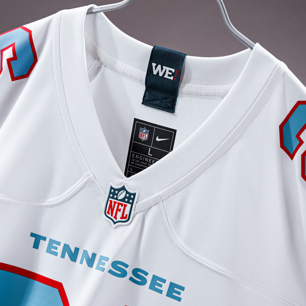 Tennessee Titans Chimere Dike Nike Team Game Jersey - Light Blue