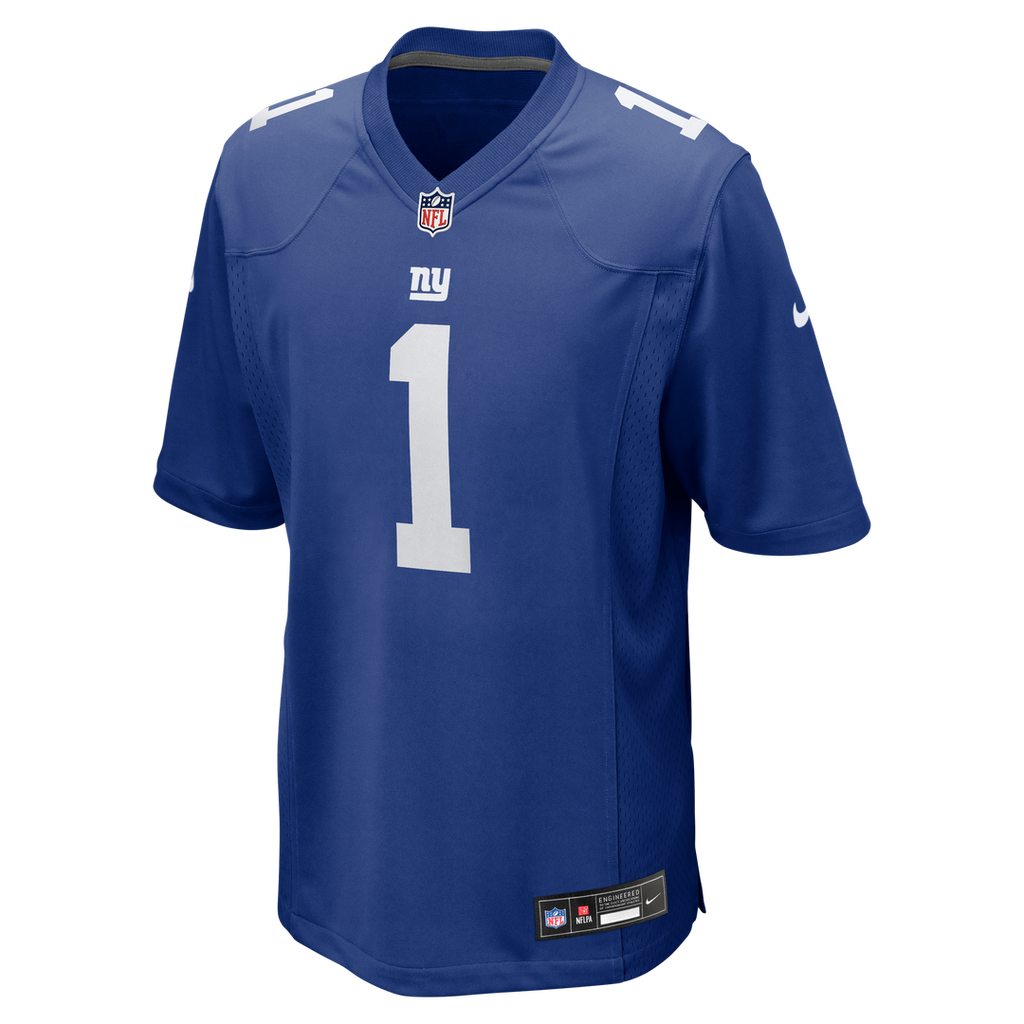 New York Giants Malik Nabers Nike Alternate Game Jersey - Century Red