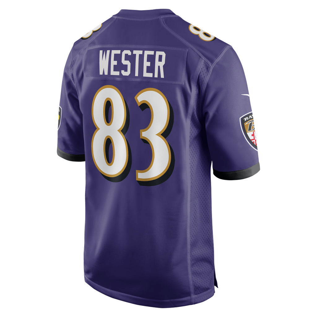 Baltimore Ravens LaJohntay Wester Nike Team Game Jersey - Purple