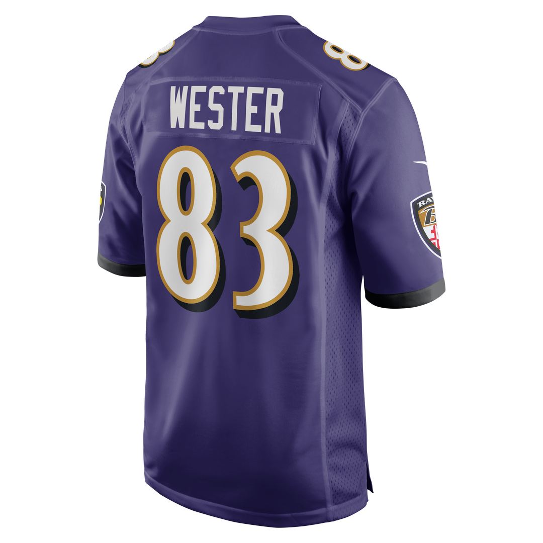 Baltimore Ravens LaJohntay Wester Nike Team Game Jersey - Purple