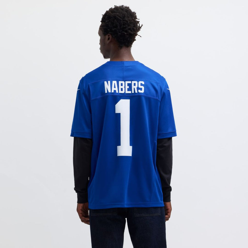 New York Giants Malik Nabers Nike Vapor F.U.S.E. Limited Jersey - Royal