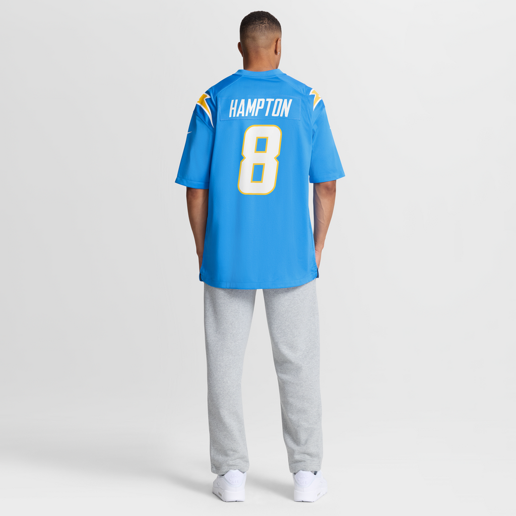 Los Angeles Chargers Omarion Hampton Nike Alternate Super Chargers Game Player Jersey - Navy