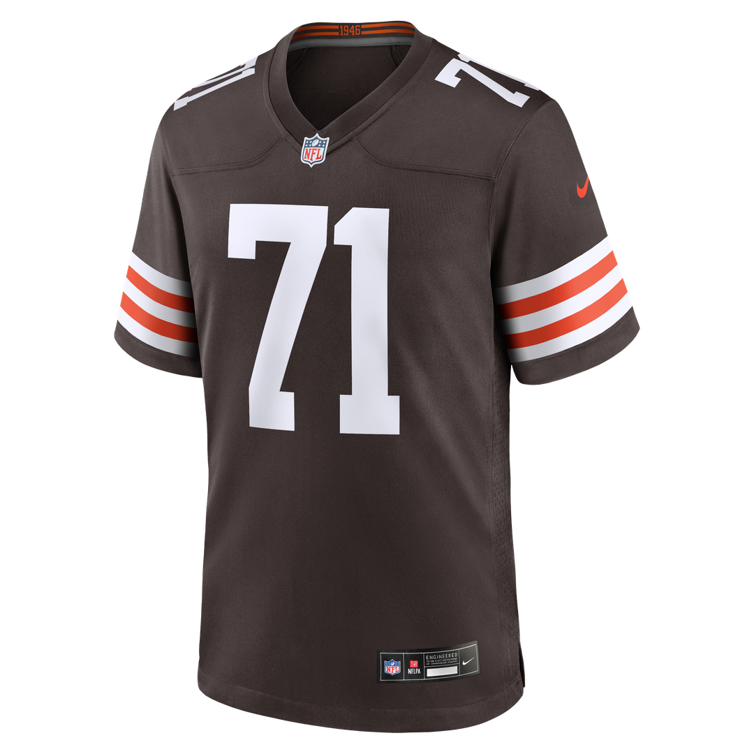 Cleveland Browns Cornelius Lucas Nike Team Game Jersey - Brown