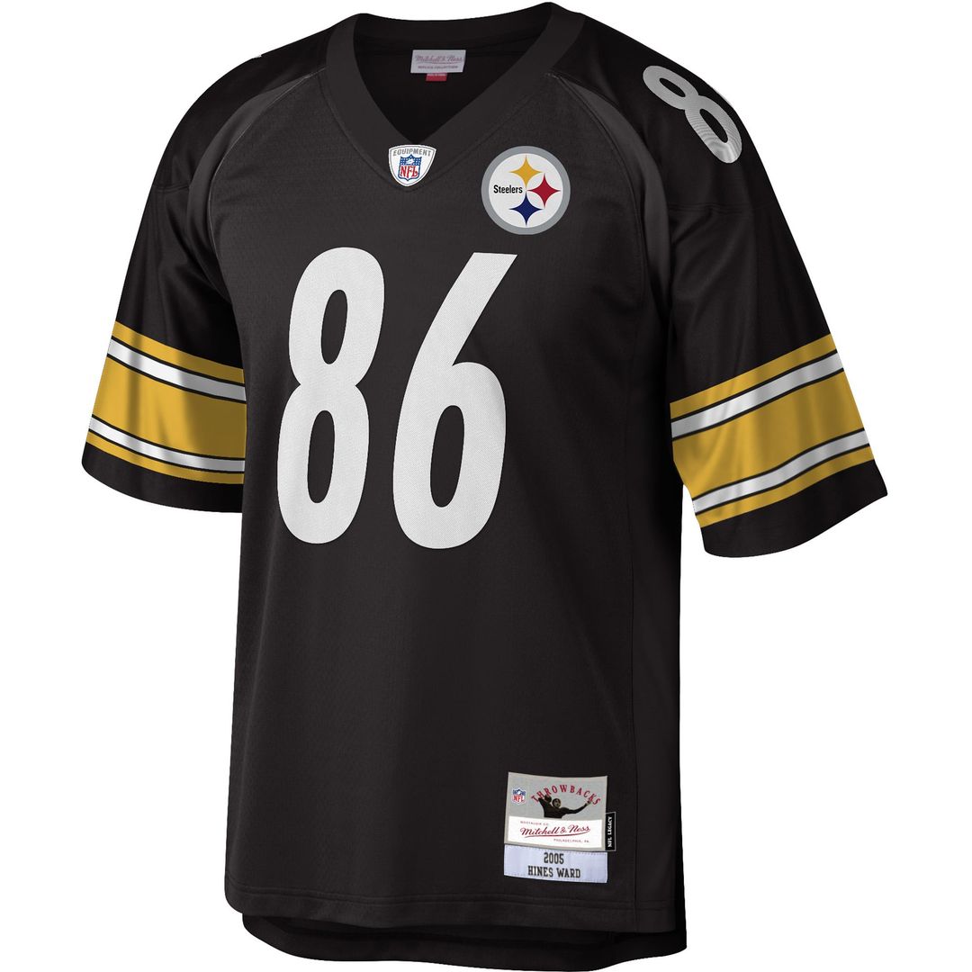 Pittsburgh Steelers Hines Ward Mitchell & Ness Legacy Replica Jersey - Black
