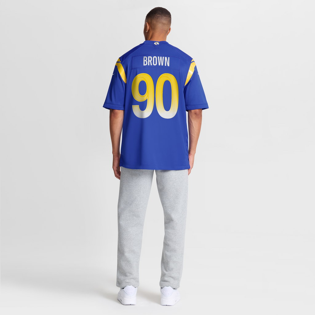 Los Angeles Rams Earnest Brown IV Nike Team Game Jersey - Royal