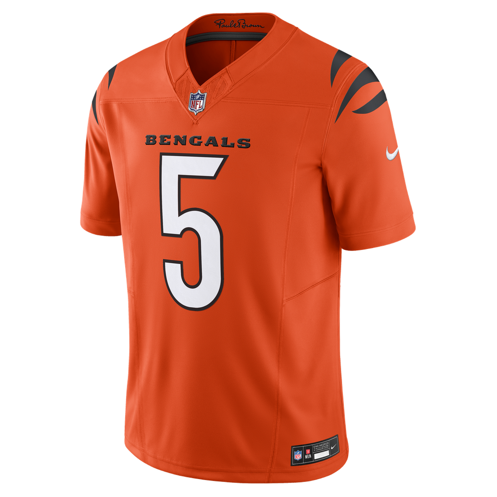 Cincinnati Bengals Tee Higgins Nike Vapor F.U.S.E. Limited Jersey - Orange