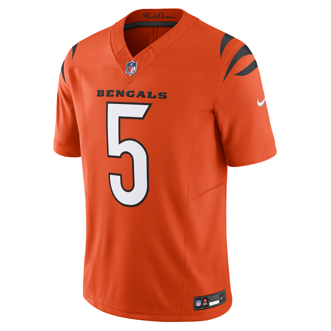 Cincinnati Bengals Tee Higgins Nike Vapor F.U.S.E. Limited Jersey - Orange