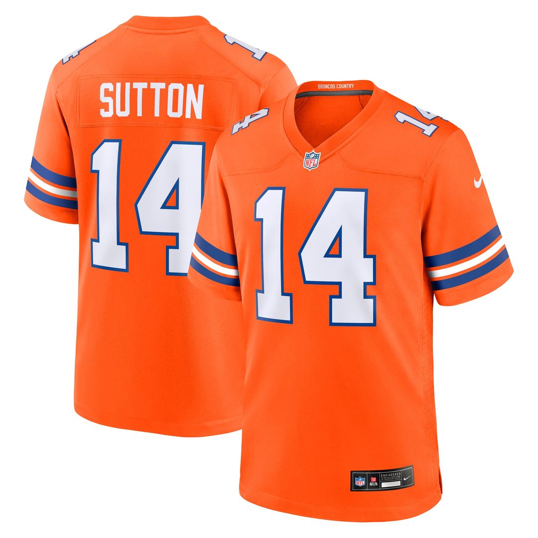 Denver Broncos Courtland Sutton Nike Alternate Game Jersey - Orange