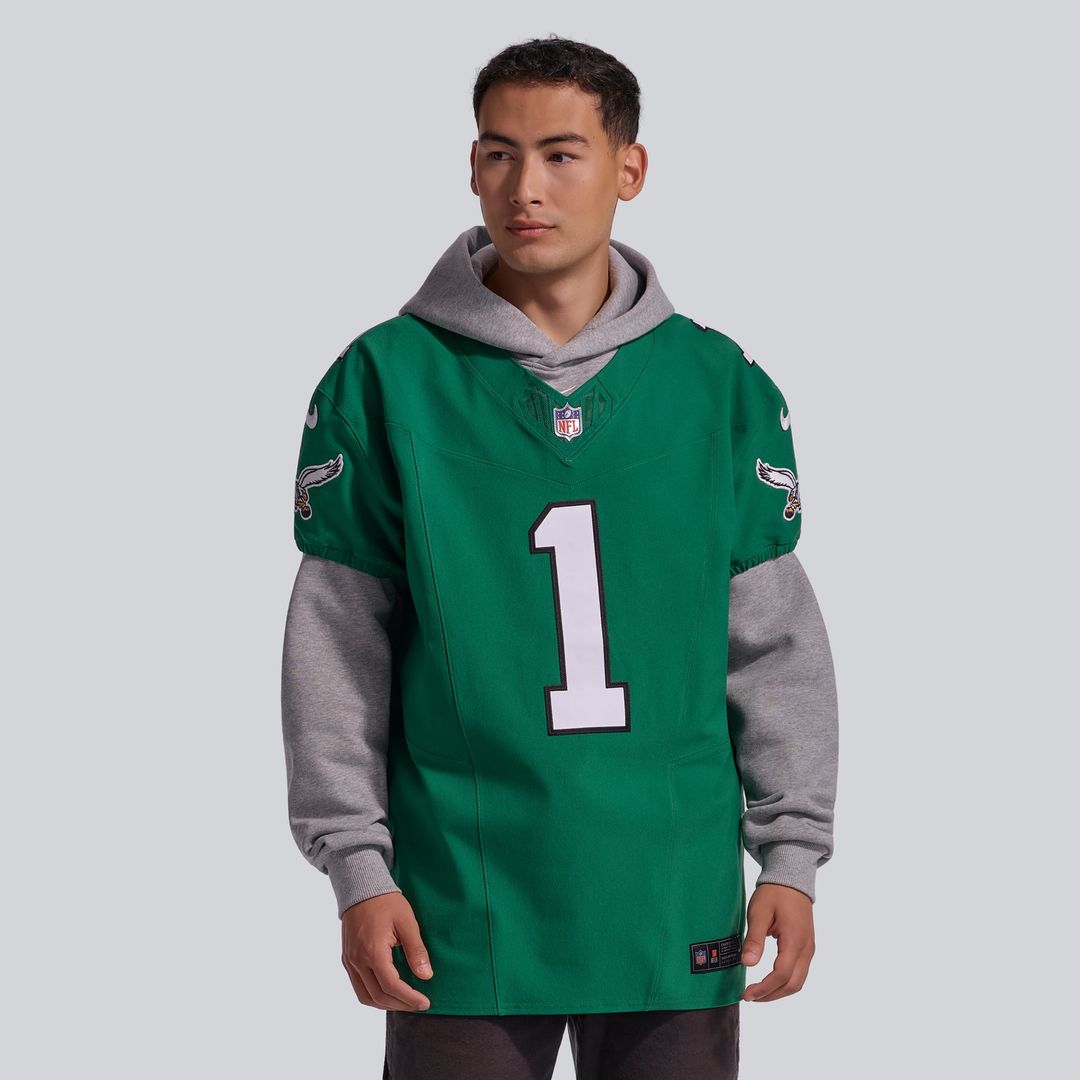 Philadelphia Eagles Jalen Hurts Nike Alternate Vapor F.U.S.E. Elite Jersey - Kelly Green
