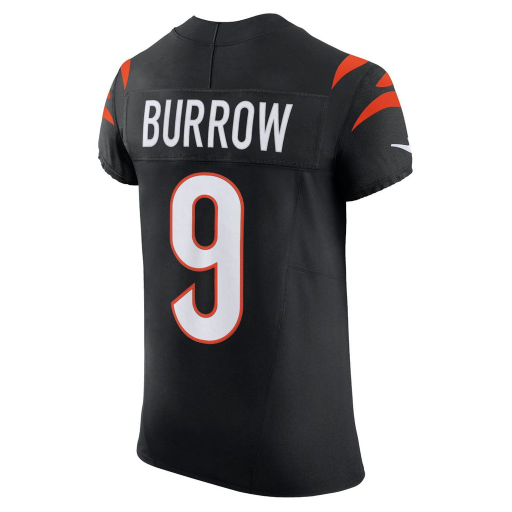 Cincinnati Bengals Joe Burrow Nike Team Vapor F.U.S.E. Elite Jersey - Black
