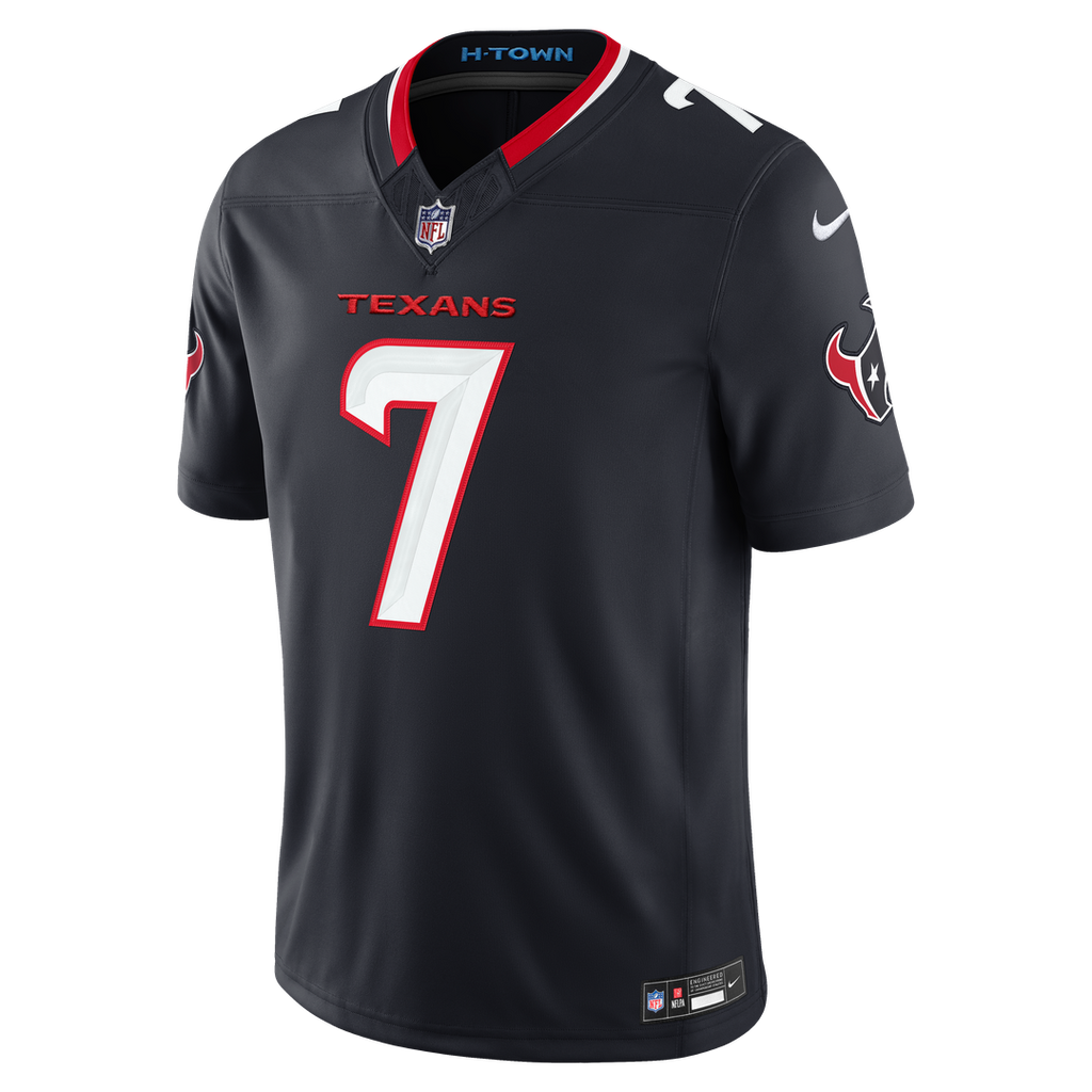 Houston Texans C.J. Stroud Nike Team Vapor F.U.S.E. Stitched Limited Jersey - Navy