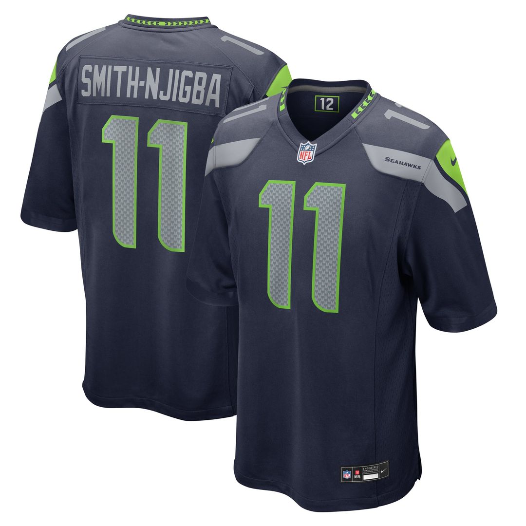 Seattle Seahawks Jaxon Smith-Njigba Nike Throwback Player Game Jersey - Royal